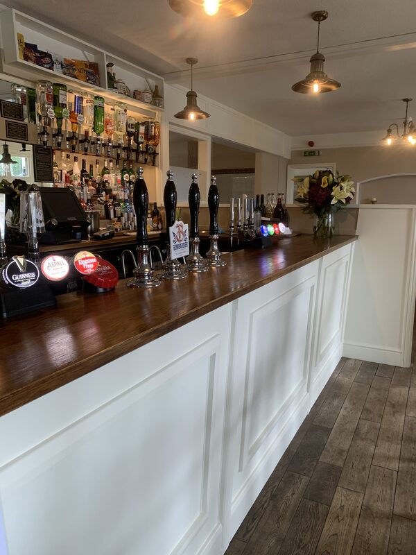 Properly kept real ales at the bar
